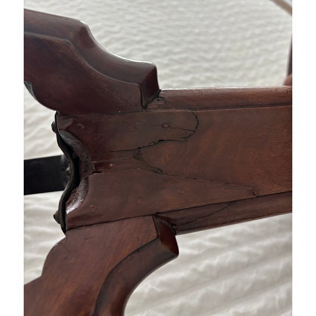 Antique Round Tilt Top Style Wooden Table With Tripod Base For Sale - Image 17 of 17