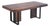 Tyvara Rectangular Wooden Dining Table by Loomlan For Sale