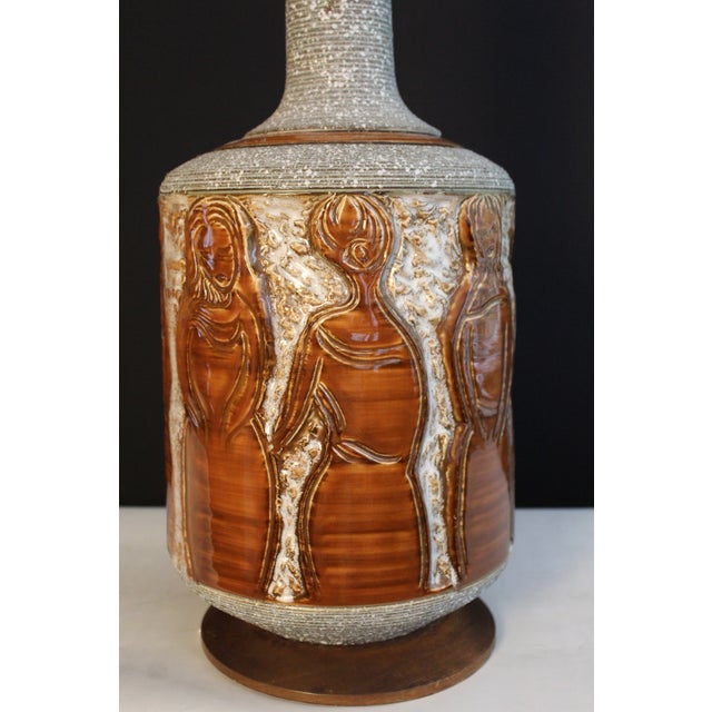 Mid 20Th Century Aldo Londi Influence Table Lamp For Sale - Image 17 of 17