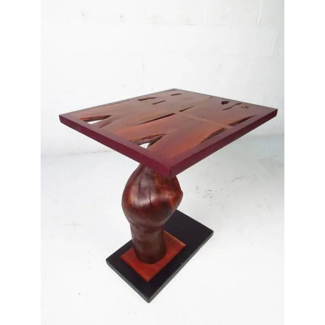 Late 20th Century Studio Made Sculptural Root End Table For Sale - Image 10 of 10