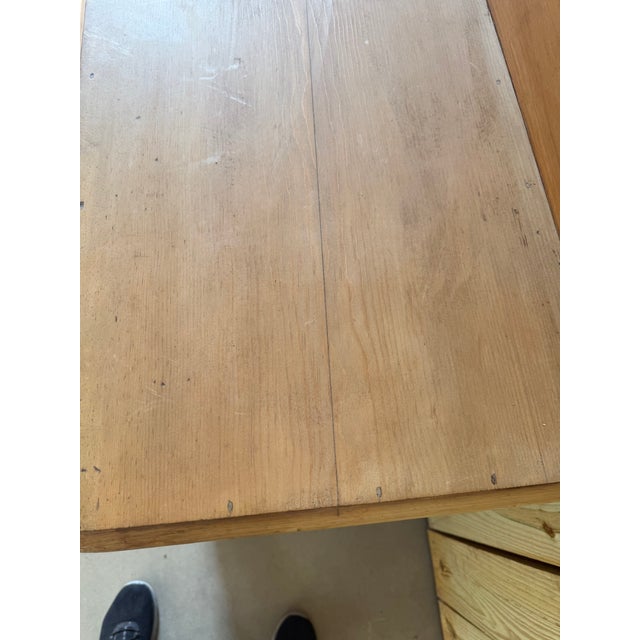 Antique Pine Two Over Two Drawers - Chest of Drawers With Gallery Back From England For Sale - Image 14 of 18