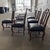 Wood Guy Chaddock Melrose Collection Country English Black Leather Dining Chairs, Set of Six For Sale - Image 7 of 12