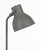 Post-Industrialist Aluminum Floor Lamp, with articulated shade mounted on steel support and circular base, Intertek label...