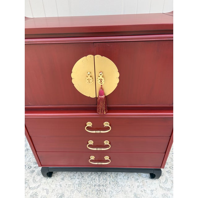 Vintage Kent Coffey the Amerasia Chest on Chest For Sale - Image 9 of 13