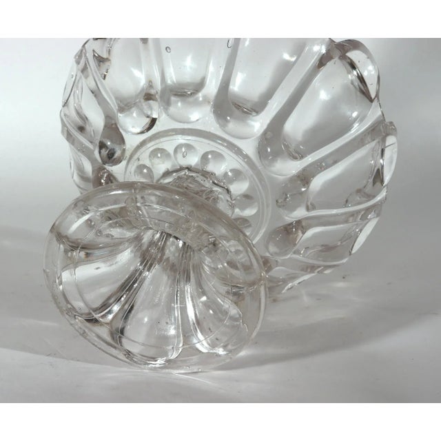 American American Pressed Flint Glass Compote, Attributed to Boston & Sandwich Circa 1850–1870 For Sale - Image 3 of 6
