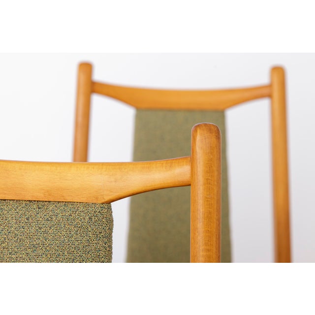 Beige Mid-Century Modern German Casala Wooden Dining Chairs, 1960s, Set of 4 For Sale - Image 8 of 12