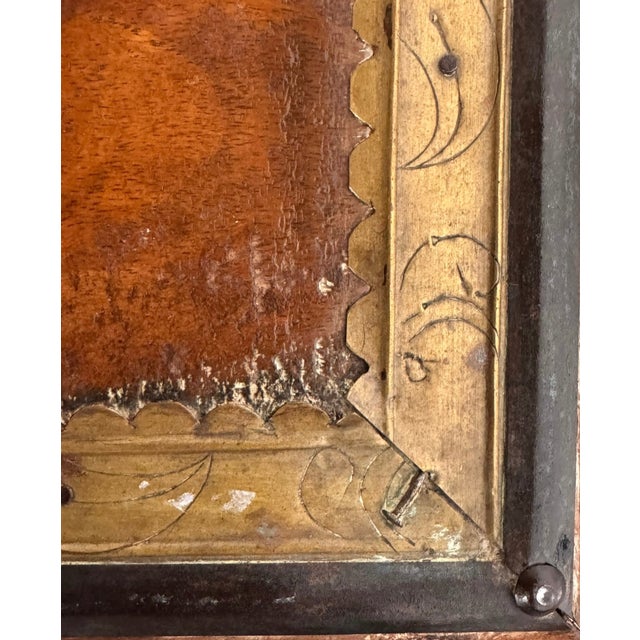 Mid-Century Anglo-Indian Teak & Repoussé Brass Nesting Table Set For Sale - Image 13 of 18