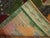 Mid 20th Century Vintage Zabihi Collection Green Turkish Scandinavian Inspired Tulu Rug - 3'3" x 4'5" For Sale - Image 5 of 5