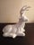 1980s 1980s White Porcelain Deer Figurine For Sale - Image 5 of 7