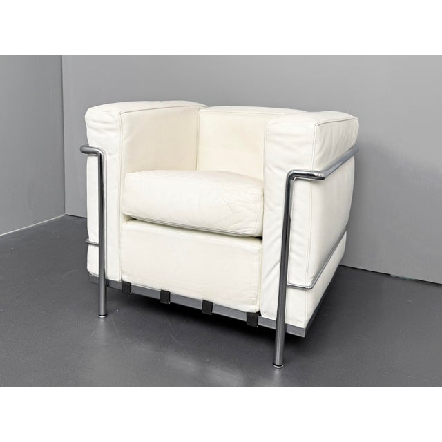 Animal Skin LC2 Armchair by Le Corbusier for Cassina, Italy, 2000s For Sale - Image 7 of 9