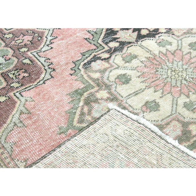 1960s Turkish Oushak Rug For Sale - Image 4 of 7