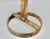 Italian Mid Century Italian Golden Gilt Metal Hand Towel Rack For Sale - Image 3 of 10