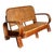 Vintage Woven Rattan Loveseat For Sale - Image 16 of 18