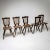 Brown French Farmhouse Chairs, 1830s, Set of 5 For Sale - Image 8 of 9