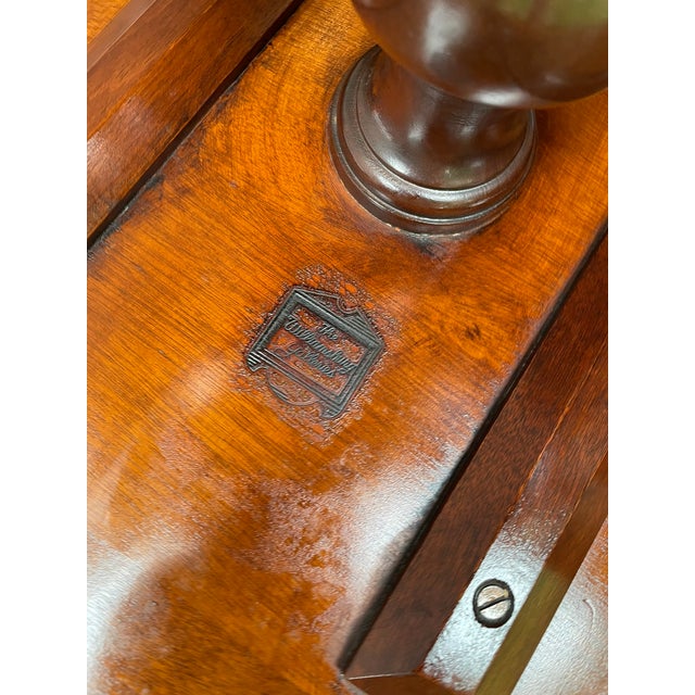 Antique Two‑Tier Mahogany Gueridon Table, Late 19th Century For Sale - Image 10 of 11