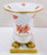 Herend 1940s Herend Porcelain Claw Footed Hand Painted Chinese Bouquet Rust Apponyi Orange Vase For Sale - Image 4 of 16