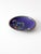 Vintage Chinese cloisonné dish featuring colorful florals against a rich cobalt blue ground, accented by delicate...