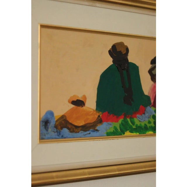 Lars Norrman, Figures, 1970s, Oil on Board, Framed For Sale - Image 4 of 11