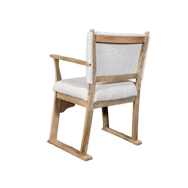 French Vintage Sculptural Armchair For Sale - Image 3 of 5