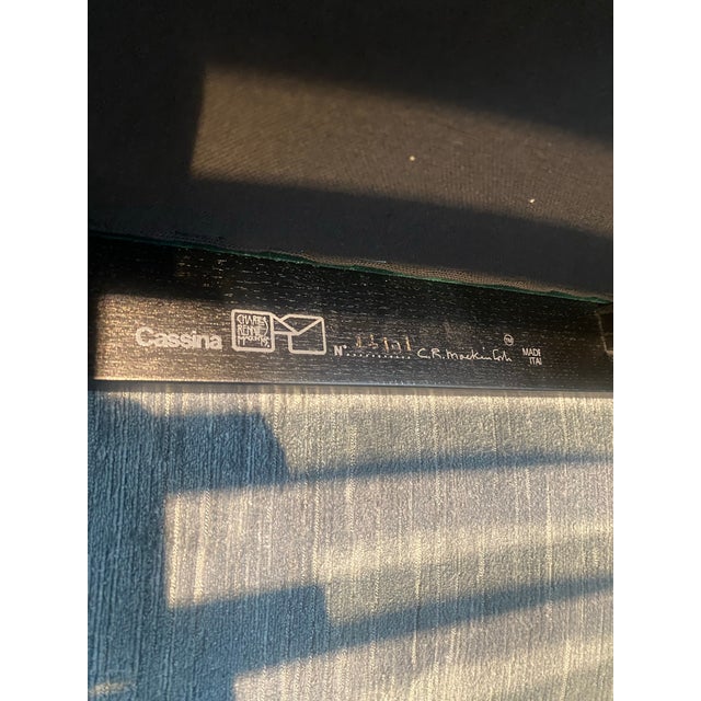 1970s Hill House Chair by Charles Rennie Mackintosh - Postmodern Icon, 1970s Production For Sale - Image 5 of 5