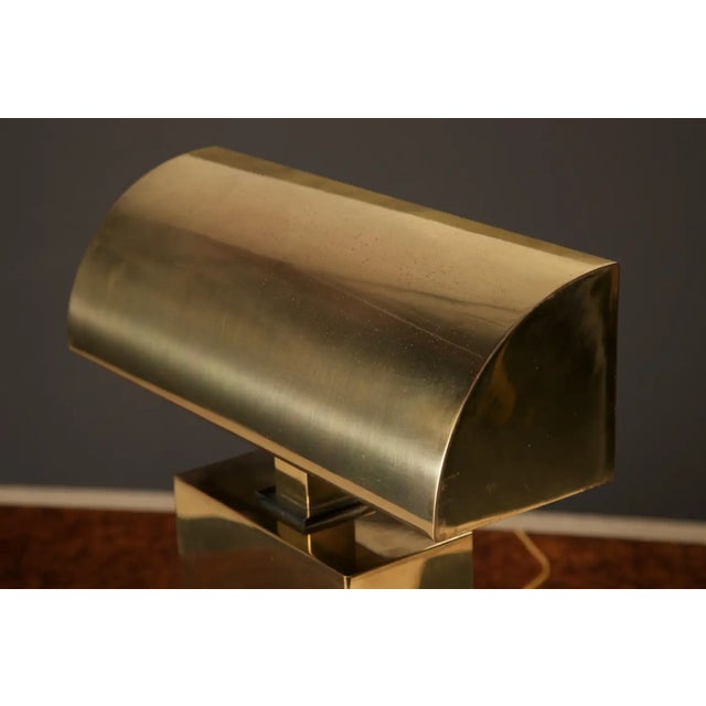 Karl Spinger 'Sculpture' Brass Table Lamp, C 1980, Signed For Sale - Image 16 of 18