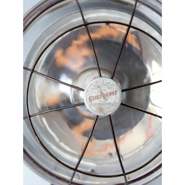 1930s Vintage Electrahot Reflector Heater For Sale - Image 5 of 12