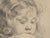 Heinrich Pforr, Girl with Curls Sketch, 1890s, Oil Painting on Canvas For Sale - Image 6 of 9