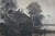 Antique Benjamin Lander Signed Waterfront House Figure in Boat Etching 21" For Sale - Image 12 of 12