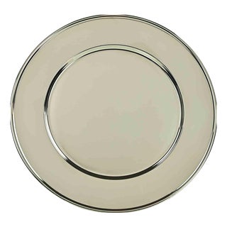 Vintage Silver Plated Serving Plate, 1970s For Sale