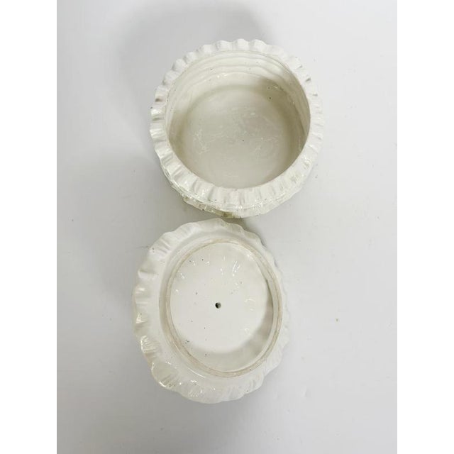 White Ceramic Pierrot Box, France, 1970s For Sale - Image 9 of 17