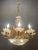 Venetian Murano Glass Tole Chandelier, 1960s For Sale - Image 4 of 8