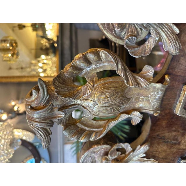 Antique Georgian Giltwood Pier Mirror, 1750 For Sale - Image 12 of 16