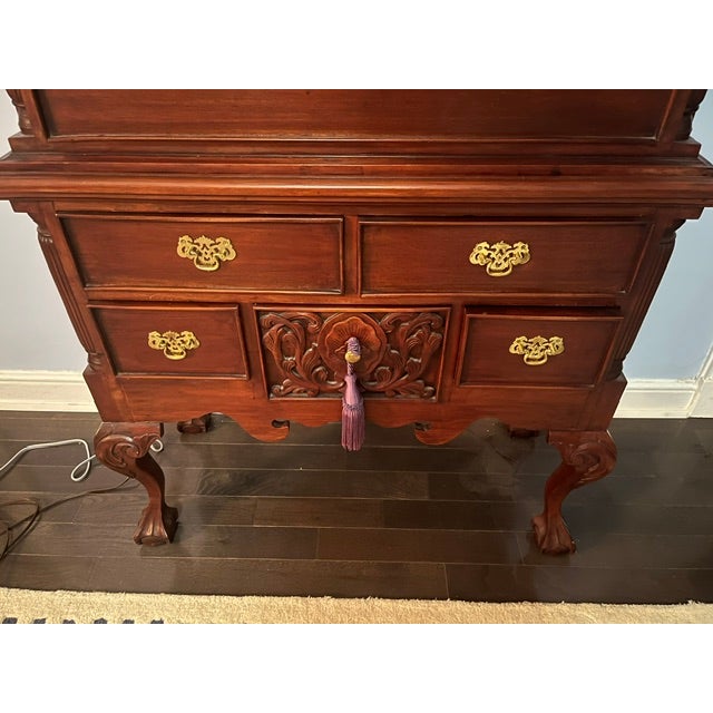 Vintage Dresser/Highboy For Sale - Image 4 of 6