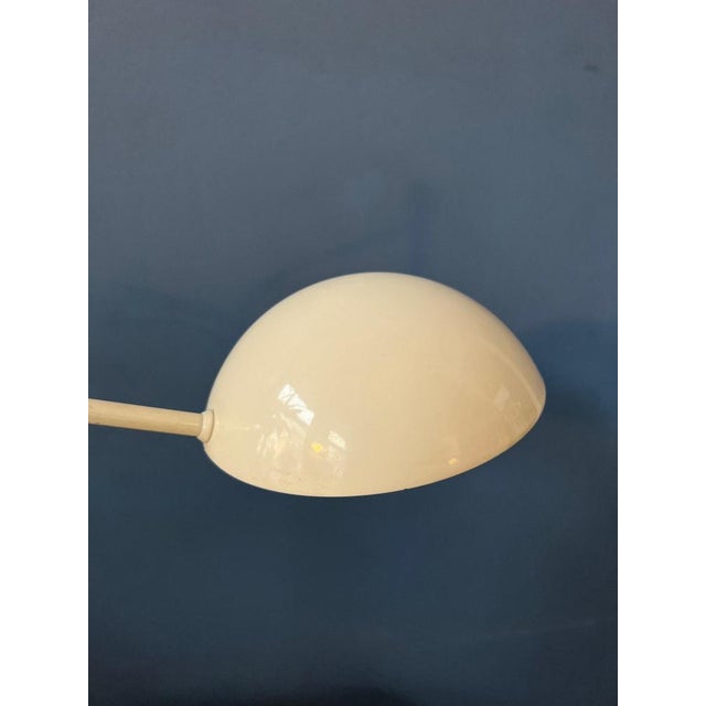 White Mid-Century Adjustable White Desk Lamp, 1970s For Sale - Image 8 of 11