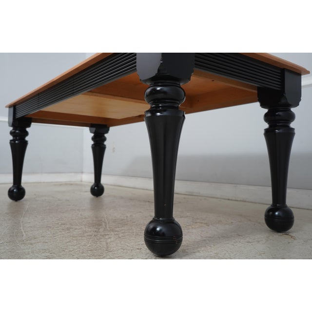 Large Tiger Maple Country Style 1 Drawer Desk For Sale - Image 16 of 17