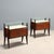 Vintage Nightstands in Stained Beech, 1960s, Set of 2 For Sale - Image 10 of 10
