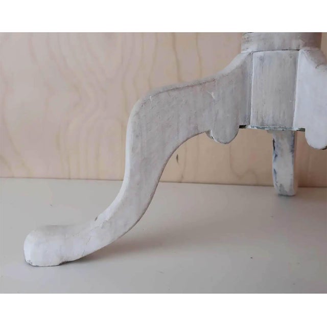 Wood Small Antique Bleached Fruitwood Side Table, 1850 For Sale - Image 7 of 9