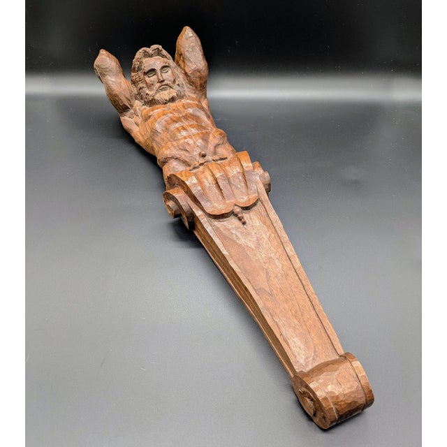 Traveling Man Treasures is selling this late 19th century architectural/decorative corbel featuring a hand-carved Walnut...