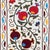 Contemporary 12x34 in Embroidered Cotton Wall Hanging. Pomegranate Tree Design Table Runner For Sale - Image 3 of 5