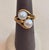 18 Karat Yellow Gold And Two Pearls Ring For Sale In New York - Image 6 of 18