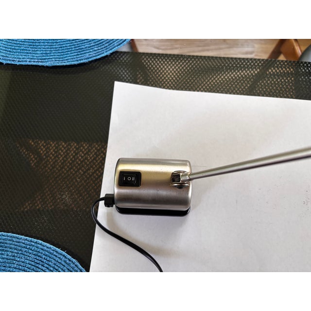 Silver Daphinette Desk Lamp by Tommaso Cimmini for Lumina, Italy, 1980 For Sale - Image 8 of 11