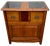 Small Antique Cherry Wood Entryway Sideboard, 1970s For Sale - Image 10 of 10