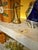 1940s 1970s Primitive American General Store Display Cabinet | Whitewashed Wood Mercantile Shelving For Sale - Image 5 of 10