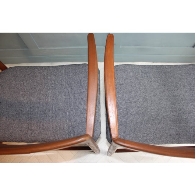 Mid-Century Modern Mid-Century Table and Chairs Set attributed to John Herbert for A Younger Ltd ,1960s, Set of 7 For Sale - Image 3 of 18