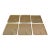 Kaymet 760/G Gold Embossed Square Trays Coaster Divot 60's Made in England For Sale