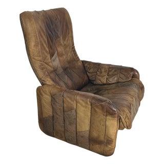 De Sede Ds 50 Buffalo Leather Lounge Chair, 1970s For Sale