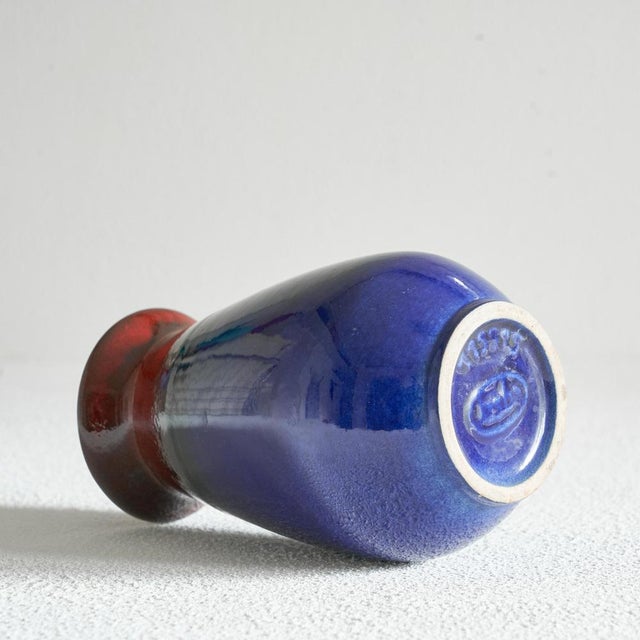 Mid-Century Studio Pottery Vase attributed to Jasba Keramik, 1960s, 1950s For Sale - Image 6 of 7