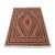 High Quality Gold Mushwani Hand-Woven Kilim Rug - 6'2" X 4'9" For Sale
