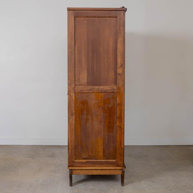 Wood 1930s French Oak Armoire For Sale - Image 7 of 15