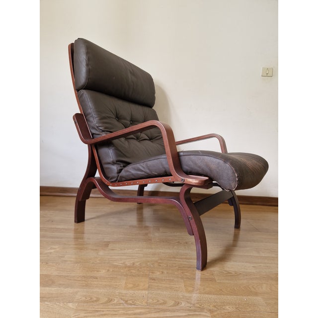 Vintage Scandinavian Lounge Chairs from Meblo, Yugoslavia, 1970s, Set of 2 For Sale - Image 4 of 18